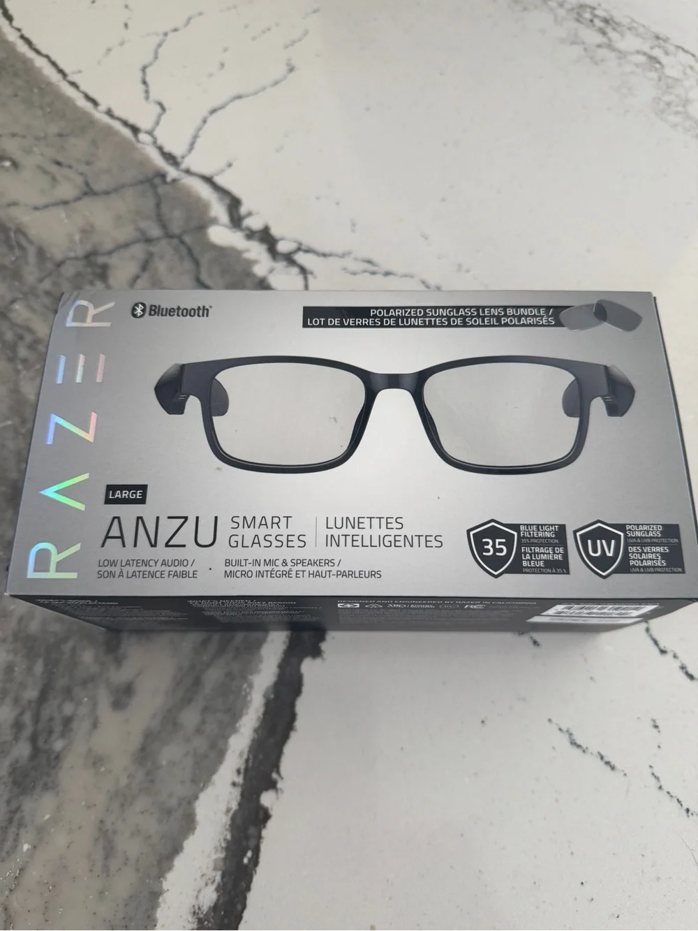 Razer Anzu Smart Glasses - Black Frame